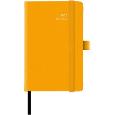 AGENDA GIORNALIERA 2026 COPACABANA 9×14 CM CON ELASTICO GIALLO AGENDA GIORNALIERA 2026 COPACABANA 9×14 CM CON ELASTICO GIALLO