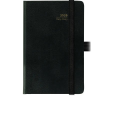AGENDA GIORNALIERA MAIORI 9×14 CM CON ELASTICO  NERA AGENDA GIORNALIERA MAIORI 9×14 CM CON ELASTICO  NERA