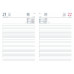AGENDA 2027 GIORNALIERA S/D SEPARATI 14,5X20,5 CM ROSSO