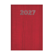 AGENDA MEDIA 2027 GIORNALIERA VERTIGO 15X21 S/D ABBINATI ROSSO.