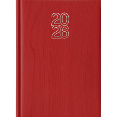 AGENDA MEDIA 2026 GIORNALIERA VERTIGO 15X21 S/D ABBINATI COLORE ROSSO.