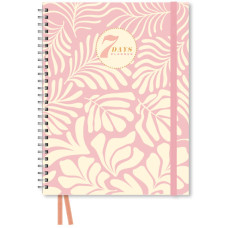 AGENDA PERPETUA SETTIMANALE A SPIRALE 7 DAYS PLANNER 18X24 CM