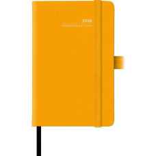 AGENDA POCKET 2026 SETTIMANALE COPACABANA CON ELASTICO 9 X 14 CM GIALLO