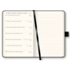 CANGINI AGENDA SETTIMANALE 2026 PALM SORBETTO CON ELASTICO – 9X14 CM AZZURRO PASTELLO