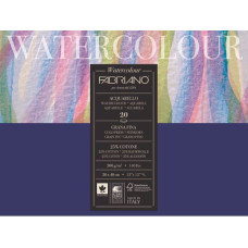 FABRIANO WATERCOLOUR ACQUARELLO BLOCCO GRANA FINA 20FF 18*24 300GR.