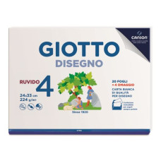 DISPLAY GIOTTO DISEGNO 4 ALBUM RUVIDO 24*33 24FG 224GR 16 PZ