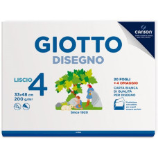 GIOTTO DISEGNO 4 ALBUM LISCIO 33*48 24FF 200GR CF.5