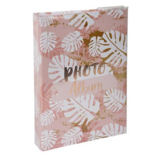 EXACOMPTA ALBUM PORTAFOTO CON TASCHE PER 300 FOTO PASTEL TROPIC 22,5X32,5 CM ROSA