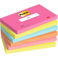 FOGLIETTI POST-IT POPMISTIC - CONF. 6 BLOCCHETTI DA 100 FF - 76X127 MM -