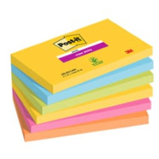 POST-IT SUPER STICKY CARNIVAL 76*127 CF.6 BLOCCHETTI