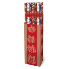 ROTOLO RASO BIG NATALE 100X3MT FANTASIE ASSORTITE