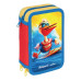PELIKAN ASTUCCIO PORTAPENNE 3 ZIP COMPLETO MASCOTTE FANTASIE ASSORTITE