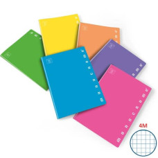 PIGNA MONOCROMO FLUO QUADERNO A4 80 GR -4M-