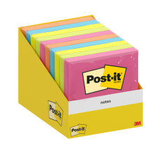 FOGLIETTI RIPOSIZIONABILI POST-IT® CONF. 10 BLOCCHETTI DA 100 FF COLORI ASSORTITI