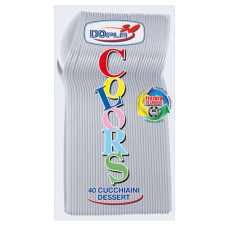 CUCCHIAINI DESSERT COMPACT TRASPARENTI IN POLISTIRENE CONF. 40 PZ DOPLA RIUTILIZZABILI 125 MM CUCCHIAINI DESSERT COMPACT TRASPARENTI IN POLISTIRENE CONF. 40 PZ DOPLA RIUTILIZZABILI 125 MM