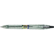 PENNA A SFERA A SCATTO PILOT ECOBALL B2P RICARICABILE - PUNTA 1 MM - INCHIOSTRO A BASE D'OLIO - NERO - 040176