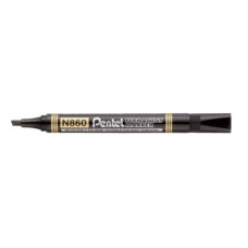 MARCATORE PERMANENTE PENTEL N860 PUNTA A SCALPELLO 4.5 MM NERO N860-AE