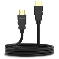 CAVO DI COLLEGAMENTO MEDIA RANGE HDMI AD ALTA VELOCITA CON ETHERNET, CONTATTI DORATI, 18 GBPS, 3 MT. CAVO DI COLLEGAMENTO MEDIA RANGE HDMI AD ALTA VELOCITA CON ETHERNET, CONTATTI DORATI, 18 GBPS, 3 MT.