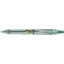 PENNA A SFERA A SCATTO PILOT ECOBALL B2P RICARICABILE - PUNTA 1 MM - INCHIOSTRO A BASE D'OLIO - VERDE - 040179