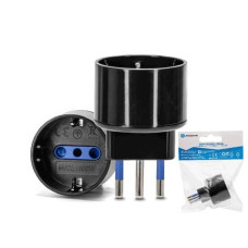 ADATTATORE A 1 VIA P30 AIGOSTAR 10A NERO - 228835 ADATTATORE A 1 VIA P30 AIGOSTAR 10A NERO - 228835