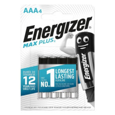 BATTERIE ENERGIZER MAX PLUS AAA  CONF. DA 4 - E301321400