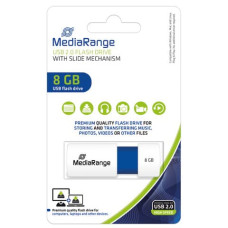 CHIAVETTA USB 2.0 - 8 GB MEDIARANGE BLU MR971