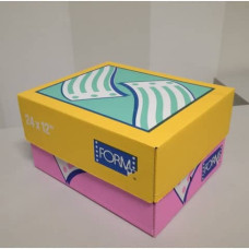 MODULI CONTINUI LETTURA FACILITATA FORM 60 G/M² PISTE STACCABILI BIANCO/GRIGIO - SCATOLA 2000 MODULI - 11243118