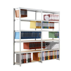 MODULO BASE SCAFFALATURA PAPERFLOW RANGECO SF FISSO 100X37X195 CM GRIGIO - K652131