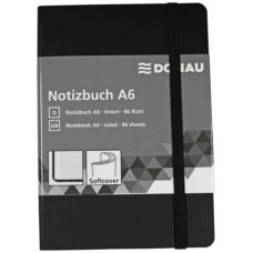 TACCUINI DONAU 95 FF RIGHE A6 NERO 1346101-01