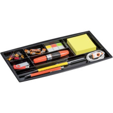 ORGANIZER DA CASSETTO CEP IN POLISTIROLO CON 7 SCOMPARTI NERO 34,4X18X2 CM - 1014940161 ORGANIZER DA CASSETTO CEP IN POLISTIROLO CON 7 SCOMPARTI NERO 34,4X18X2 CM - 1014940161