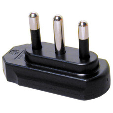 SPINA DI RETE PIATTA 90° 2P+T 16A MKC CONFEZIONE BULK NERA 492517934