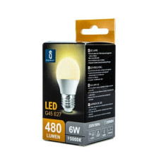LAMPADINA LED G45 E27 6W - 510 LUMEN AIGOSTAR LUCE CALDA B10105MQW LAMPADINA LED G45 E27 6W - 510 LUMEN AIGOSTAR LUCE CALDA B10105MQW