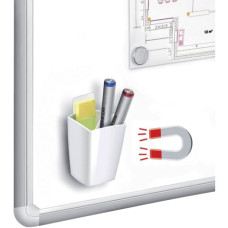 PORTAPENNARELLI MAGNETICO CEP IN POLISTIRENE ANTIURTO RICICLABILE BIANCO 78X74X95 MM - 1005310021 PORTAPENNARELLI MAGNETICO CEP IN POLISTIRENE ANTIURTO RICICLABILE BIANCO 78X74X95 MM - 1005310021