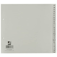 DIVISORI ALFABETICI A-Z METà ALTEZZA 23X21 CM GRIGIO 24 PAGINE KF01808