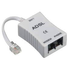 FILTRO ADSL - 2 PRESE JACK 6P 4C HAMA BIANCO 7544459 FILTRO ADSL - 2 PRESE JACK 6P 4C HAMA BIANCO 7544459