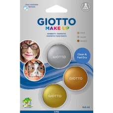 GIOTTO FACE PAINT METALLIC BLISTER 3*5ML