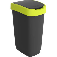CESTINO GETTACARTE ROTHO TWIST CON COPERCHIO BASCULANTE 50 L LIME VERDE F600321 CESTINO GETTACARTE ROTHO TWIST CON COPERCHIO BASCULANTE 50 L LIME VERDE F600321