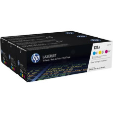 TONER 131A HP CIANO+MAGENTA+GIALLO  CONF. 3 - U0SL1AM