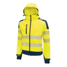 GIACCA IN TESSUTO SOFTSHELL MIKY YELLOW FLUO U-POWER TAGLIA L HL169YF-L