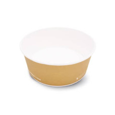 CONTENITORE FAST FOOD SCATOLIFICIO DEL GARDA S80 BIOPOL LAMINATO BIOPOLIMERO AVANA Ø150XH.61 MM CF. 60 PEZZI S80-65