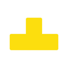 STICKER PER PAVIMENTI A T - 15X5 CM - TARIFOLD GIALLO CONFEZIONE DA 10 PEZZI - B197304 STICKER PER PAVIMENTI A T - 15X5 CM - TARIFOLD GIALLO CONFEZIONE DA 10 PEZZI - B197304