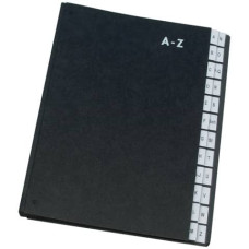 LIBRO MONITORE 270X340 MM NERO A-Z KF04563