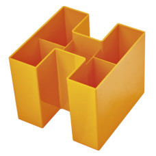 PORTAPENNE DA TAVOLO HAN BRAVO CON 5 SCOMPARTI TREND COLOUR ARANCIONE