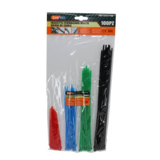 FASCETTE FERMACAVO EMI MISURE MISTE E COLORI ASSORTITI - CONFEZIONE 100 PEZZI DA 100 A 250 MM - 8107749 FASCETTE FERMACAVO EMI MISURE MISTE E COLORI ASSORTITI - CONFEZIONE 100 PEZZI DA 100 A 250 MM - 8107749