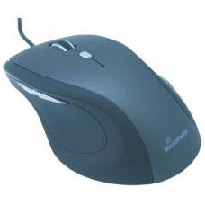 MOUSE OTTICO MEDIA RANGE 5 PULSANTI CON CAVO 2400 DPI NERO GRIGIO USB 2.0 MROS202