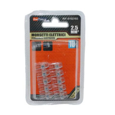 MORSETTI ELETTRICI TRASPARENTI EMI - 2,5 MM - CONFEZIONE DA 10 PEZZI 8102183 MORSETTI ELETTRICI TRASPARENTI EMI - 2,5 MM - CONFEZIONE DA 10 PEZZI 8102183