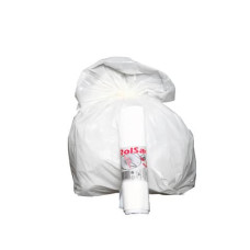 SACCHI IMMONDIZIA ROLSAC QUALITY IN POLIETILENE RIGENERATO BIANCO 20 L ROTOLO DA 30 PZ. - 10245