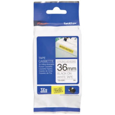 NASTRO LAMINATO BROTHER PER ETICHETTATRICE - 36 MM X 8 M - NERO/BIANCO - TZE-261 NASTRO LAMINATO BROTHER PER ETICHETTATRICE - 36 MM X 8 M - NERO/BIANCO - TZE-261