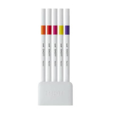 FINELINER UNI EMOTT  - 0,4 MM - PASSION COLOR CONF. 5 PEZZI - M PEM-SY 5C 2