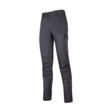 PANTALONE DA LAVORO MEEK U-POWER GRIGIO ACCIAIO - 6 TASCHE - TAGLIA L HY179GI